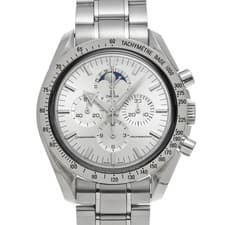 OMEGA Speedmaster Moonwatch Professional Moon Phase 3575.30 Silver WATCH 701562
