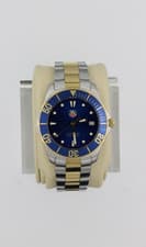 TAG Heuer WAB1120.BB0802 Mens Aquaracer Series Quartz Watch Blue Gold Silver