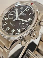 Hanhart 417 ES 1954 Flyback Column Wheel Chronograph 39 mm GERMANY GORGEOUS!!!