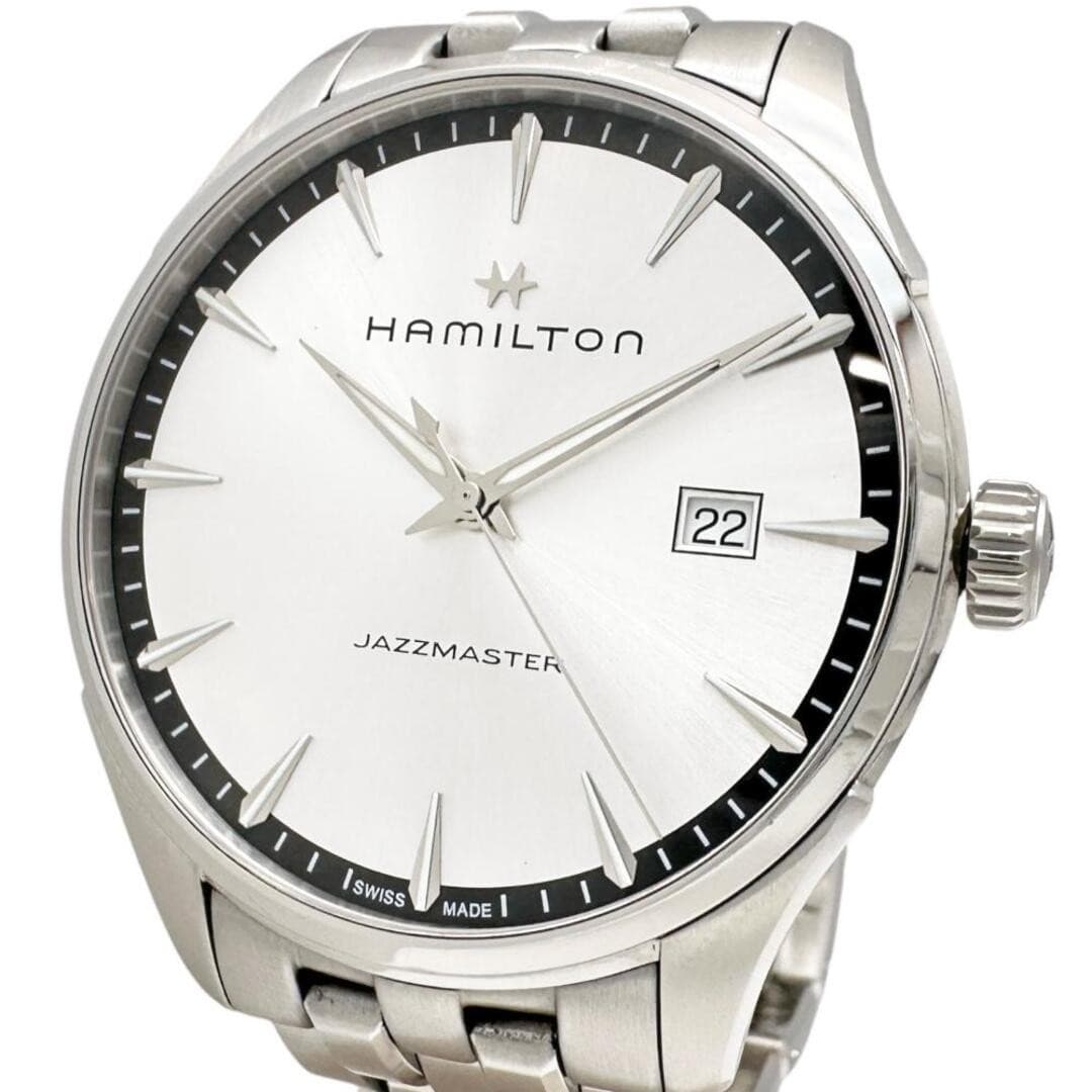 Hamilton Jazzmaster 40mm Silver Dial Stainless Steel Used From Japan