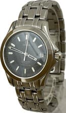 Omega Seamaster 120 2501.81 Blue Dial 36mm Auto Unisex Watch Excellent A6333