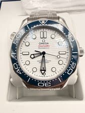 2022 Omega Seamaster Diver 300M 522.30.42.20.04.001 Tokyo Olympics Edition White