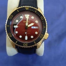 Seiko SBSA160 Limited Red Dial Gold Auto Men's Watch