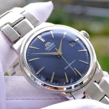Orient RN-AC0003L Bambino Automatic Blue Wristwatch Timepiece Genuine