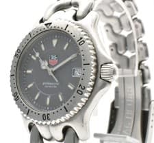 [NEAR MINT] TAG Heuer SEL WG1213-K0 Gray Dial Silver Unisex Watch 31.4mm Japan