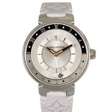 LOUIS VUITTON Tambour Moon Dual Time QA104 Quartz Women's Watch