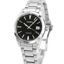 Citizen Men's Mechanical Watch NB1050-59E Black Dial Used From Japan