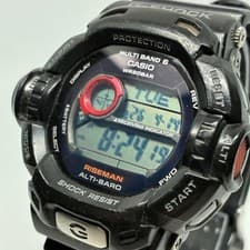 CASIO G-SHOCK RISEMAN GW-9200J Solar Digital Watch Black Stainless Rubber