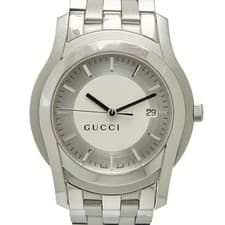 Gucci G-Class 5500XL Men's Watch Stainless Steel White Dial Used