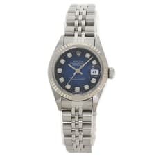 ROLEX Datejust 10P Diamond Blue Gradation Watches 79174G Stainless Steel/Sta...