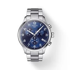 Tissot Chrono XL SWISS Quartz Blue Dial Stainless Men's Watch T1166171104701
