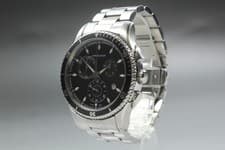 [Exc+5] Hamilton Jazzmaster H375120 Black Chronograph Men's Watch From JAPAN