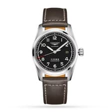 Longines Spirit 40 MM Automatic Stainless Black Dial Watch L38104530