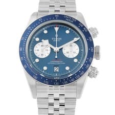 Tudor Black Bay Chrono Blue Dial Steel Watch 79360B