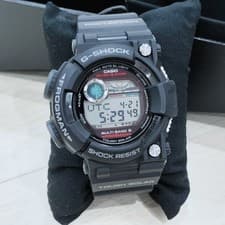 Used CASIO G-SHOCK FROGMAN GWF-1000-1JF Stainless steel 2009 Black Japan