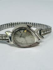 Jaeger-LeCoultre 1950's Tear Drop Ladies  14k White Gold s Watch Asymmetrical