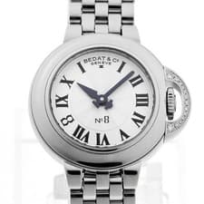 BEDAT & Co. No.8 827.021.600 Quartz with Crown Guard Diamond from Japan #031