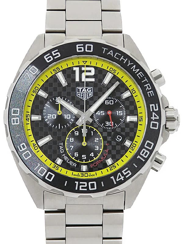 TAG Heuer Formula 1 Chronograph Quartz Watch CAZ101AC.BA8024 43mm Black Dial