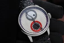 Louis Erard Konstantin Chaykin Regulator Time Eater 39mm Purple 85248AA89.BGA091