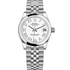 Rolex Women's Datejust 31 278240 White Roman, Jubilee - Pre-owned