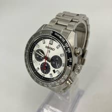 Used SEIKO Wristwatch PROSPEX SPEEDTIMER Analog Solar V192 0AH0 Silver 131