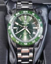 Grand Seiko Sport GMT Spring Drive Ref SBGE257G Green Dial