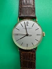 Vintage IWC Schaffhausen 18k Yellow Gold 1940s 31mm Manual Watch Vintage Cal.401