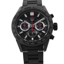 TAG HEUER Carrera Caliber Heuer 02 Chronograph 45mm Stainless Steel/Ceramic ...