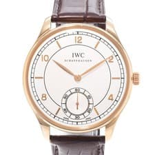 IWC Portuguese Hand-Wound IW544503 44mm Vintage 18k Rose Gold Mens Watch 2009