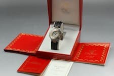 Vintage [w/Box] Cartier Must de Cartier 21 30mm Silver Black Unisex Quartz Watch