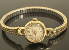 Longines 14k Solid Yellow Gold Wristwatch Ladies Watch