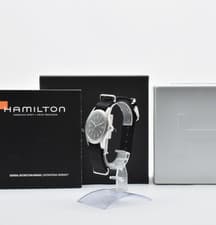 [EXC+5 w/Case] Hamilton Khaki Field H684410 Black Dial Men's Quartz Watch JAPAN