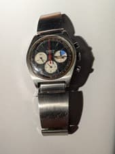 Vintage '60s Tissot Seastar Manual Chronograph Regatta Panda Dial Org. Bracelet