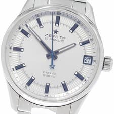 ZENITH WATCH 03.2170.4650/01.M2170 EL PRIMERO ESPADA DATE AUTOMATIC SILVER MEN'S