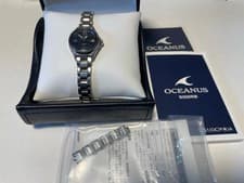 CASIO OCEANUS OCW-70J-1AJF Solar Radio Titanium Ladies Max 178mm Japan