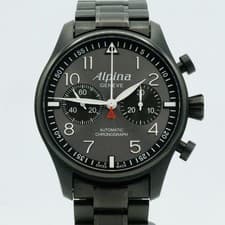 Alpina Startimer Pilot Herren Uhr 45MM Full Set AL-860B4S6 Top Condition Rare
