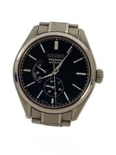 SEIKO Presage Automatic Watch 6R27 00H0 Skeleton Back Silver