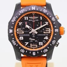 Breitling Endurance Pro 44 watch orange new battery full set 1 year warranty