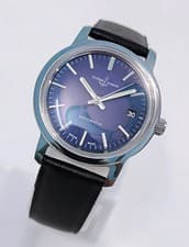 Swiss Vintage Ulysse Nardin Automatic 21-Jewels SS Date Men's Old Wristwatch