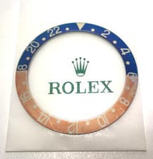 ULTRA RARE VINTAGE ROLEX GMT-MASTER 1675 16750 PEPSI BEZEL INSERT GENUINE 100%