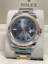 Rolex Datejust 41 SS/18K Yellow Gold Wimbledon 126333 Oyster