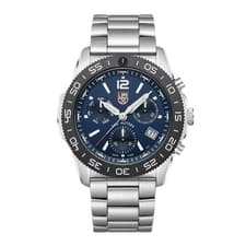 Luminox Pacific Diver Chronograph SWISS Quartz Blue Dial Men's Watch XS.3144