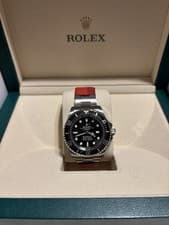 Rolex Sea-Dweller 126660 Silver Oyster Bracelet with Black Bezel