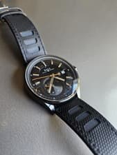 Ball x BMW Black w/ Orange Accents Power Reserve Black DLC Sport Watch; 3 Straps