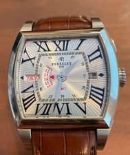 Rare PERRELET A1023-1 Date Automatic Watch With Box