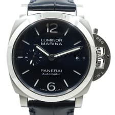 PANERAI Luminor Marina Quaranta PAM01370 Blue Men's Used Watch #31031