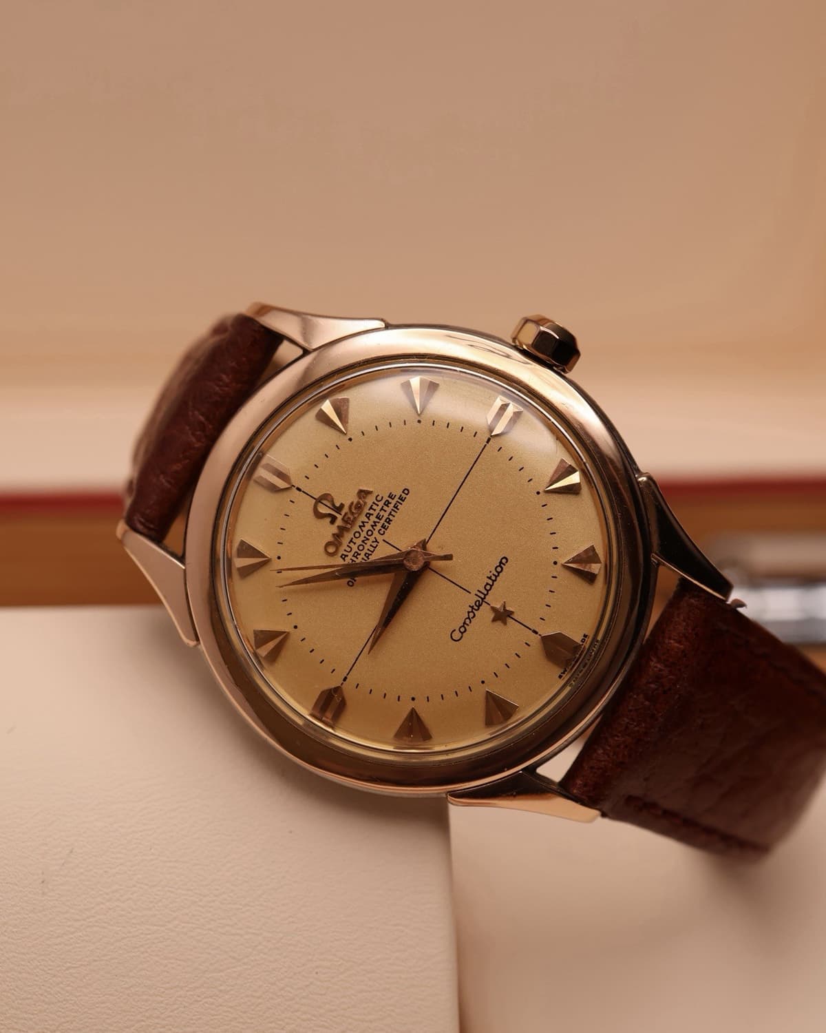 Omega Constellation Automatic Watch 1950’s Cal 503 Arrow Indices