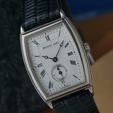 Breguet 8670 Heritage Guilloche 18k White Gold Automatic Unisex