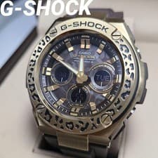 G-SHOCK Leopard GST-W310WLP-1A9JR Tested Solar Watch Gold Black