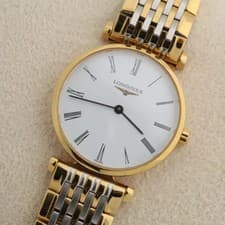 Longines Women's Quartz Watch with White Dial and Sapphire Glass